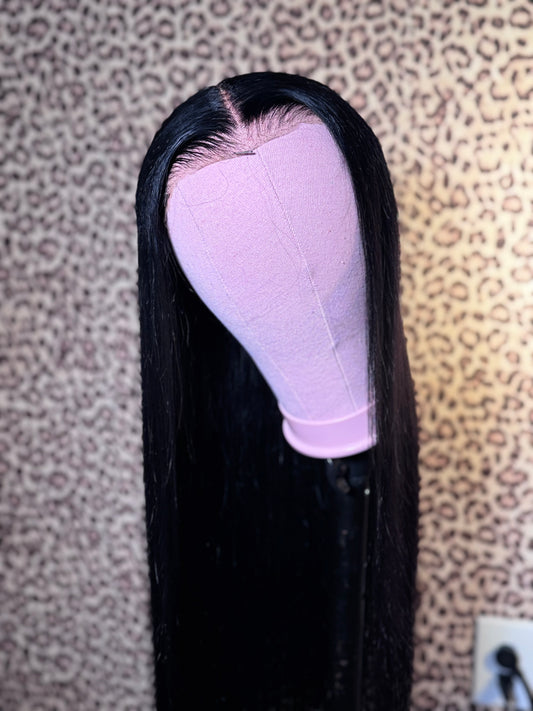 REFURBISHED long black wig