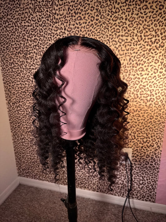 REFURBISHED kinky straight wig
