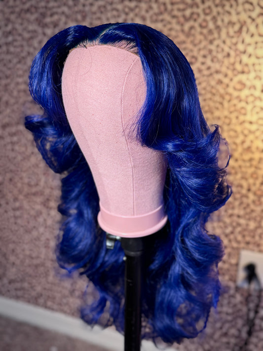 REFURBISHED blue wig